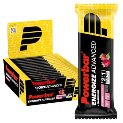 Abbildung von Powerbar Energize Advanced Raspberry 15x55g High Carb Energieriegel + C2MAX