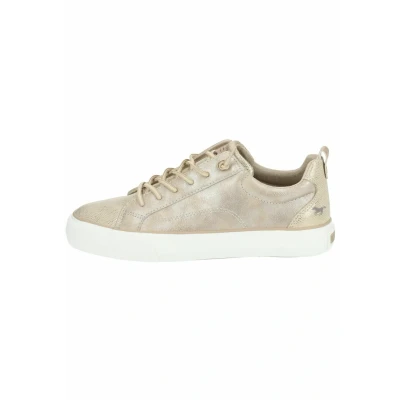 Abbildung von Mustang Sneaker low champagner, Damen, Größe: 38, Champagner Schuhe