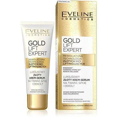 Abbildung von Eveline Cosmetics Gold Lift Expert Antifalten Serum mit 24Karat 40ml