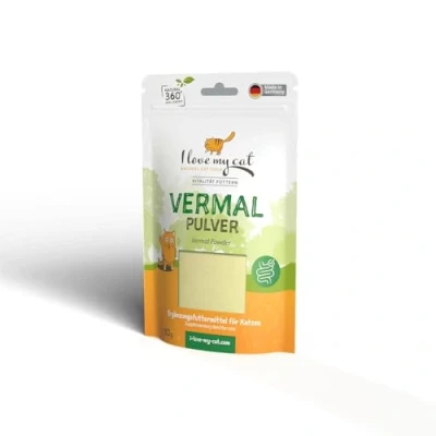 Abbildung von I love my cat Nahrungsergänzung für Katzen Vermal Pulver 80g 80 g