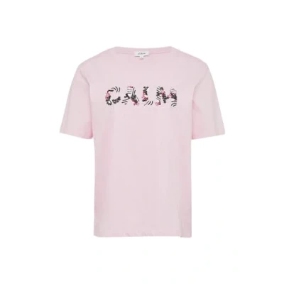 Abbildung von s.Oliver Tshirt print, Damen, Größe: 32, Zartrosa