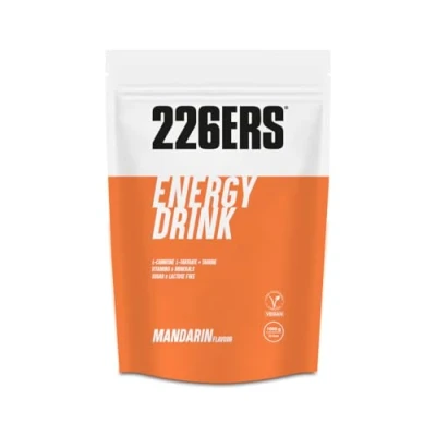 Abbildung von 226ERS Energy Drink Getränkepulver mit Amylopektin, Taurin und L Carnitin, glutenfrei laktosefrei Energie Booster in Pulver, Mandarine 1 kg