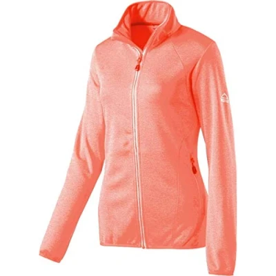Abbildung von McKINLEY Damen Fleece Roto II Jacke, Melange/Red Light, 46