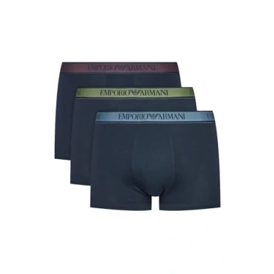 Abbildung von Emporio Armani Herren Stretch Cotton Core Logoband 3 Pack Boxer, Black/Black/Black, S (3er Pack)
