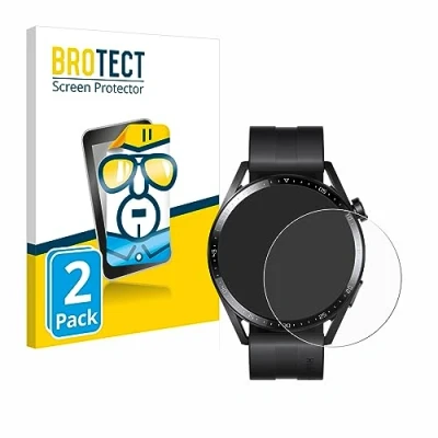 Abbildung von BROTECT (2 Stück Schutzfolie für Huawei Watch GT 3 (46 mm) Displayschutz Folie Ultra Klar