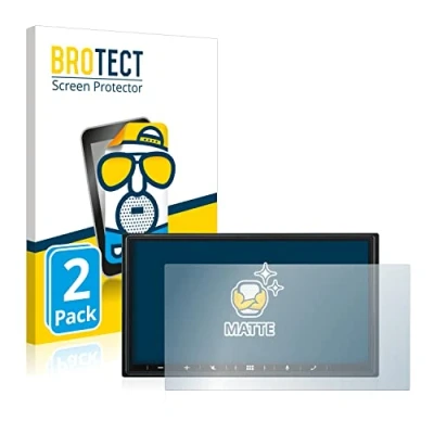Abbildung von BROTECT Entspiegelungs Schutzfolie für Alpine iLX W690D (2 Stück) Matte Displayschutz Folie, Anti Reflex, Fingerprint