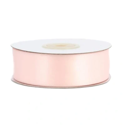 Abbildung von Doppelseitiges Satinband 25mm x 20m Rolle FARBAUSWAHL in 6/10/25/38mm farbecht &amp; waschbar Schleifenband für Hochzeit Geschenkband zum Verpacken Dekorieren Basteln Rose 123