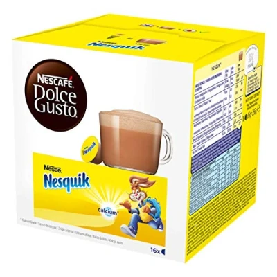 Abbildung von Nescafé Dolce Gusto Nesquik, Kakao, Schokolade, 5er Pack, 5 x 16 Kapseln