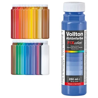 Abbildung von decotric Decolor Abtönfarbe Ultramarinblau 250ml I Dispersionsfarbe für dekorative Anstriche und wasserbasierten Materialien Hohe Farbkraft &amp; Ergiebigkeit