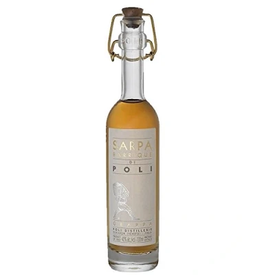 Abbildung von Jacopo Poli Sarpa Barrique die Baby Grappa Italien 0,1 Liter