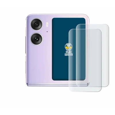 Abbildung von BROTECT Full Cover Schutzfolie Matt für Oppo Find N2 Flip (Hinteres Display) (2 Stück) Screen Displayschutz Folie, 3D Curved, Anti Reflex