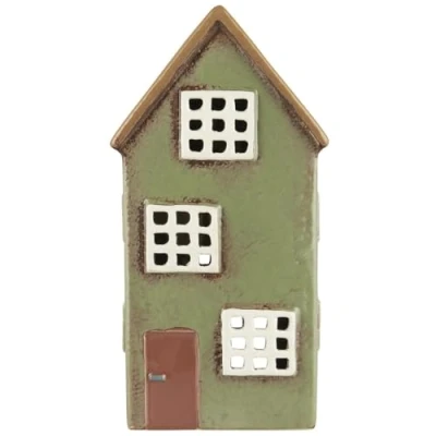 Abbildung von Ib Laursen Teelichthalter Lichterhaus Teelichthaus Windlicht Haus H21cm