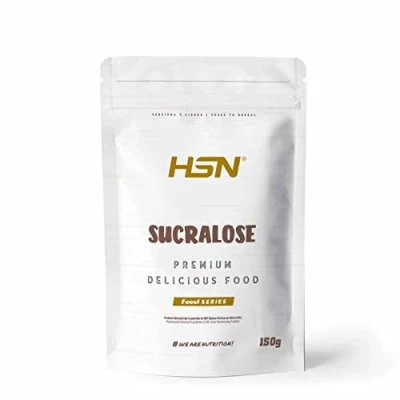 Abbildung von HSN Sucralose Pulver 150 Gramm Süßstoff ohne Kalorien für Fitness Rezepte Alternative zu Haushaltszucker Non GMO, Vegan, Glutenfrei, Laktosefrei