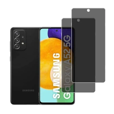 Abbildung von YIFNTANG [2 Stück] Sichtschutzfolie für Samsung Galaxy A52 5G,Gehärtetes Glas Folie,9H Härte,Anti Kratzen,Anti Spy Privatsphäre Displayschutzfolie 5G