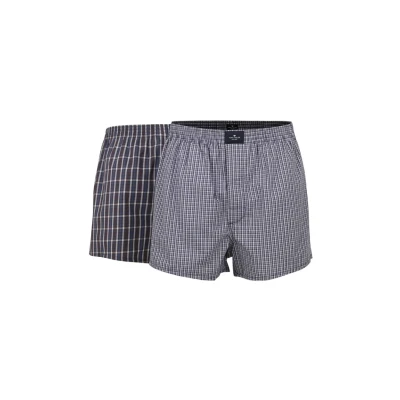 Abbildung von TOM Tailor Westside 2 PACK Boxershorts, Herren, Größe: XL, Dunkelblau