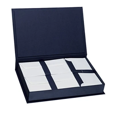 Abbildung von Rössler Papier 1051831009 Paper Royal Briefpapierkassette, 40/10/50, A4/DL/DL, blau/weiß