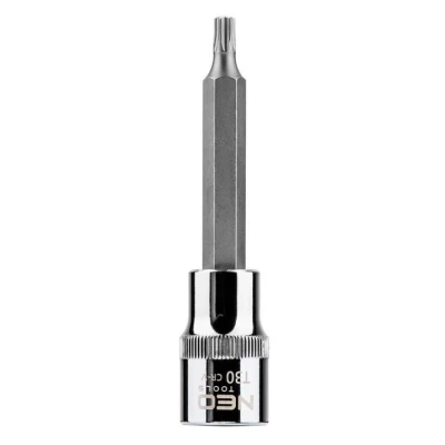 Abbildung von NEO TOOLS 08 763 Steckschlüsseleinsatz 1/2 T30 Chrom Vanadium Stahl, Werkzeugstahl Innen Torx
