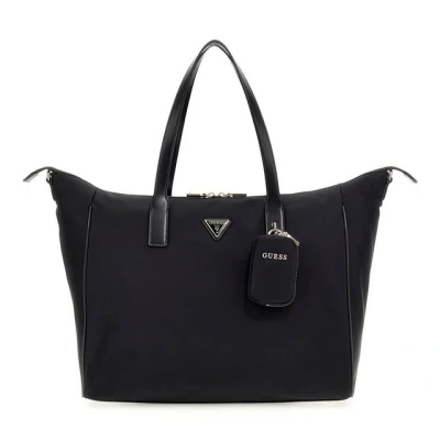 Abbildung von Guess Shopper Follie MIT Logoschulterriemen Shopping Bag, Damen, Größe: One Size, Schwarz