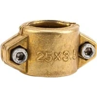 Abbildung von Messing Klemmschale für 25mm (1&quot;) Schläuche, Halterung