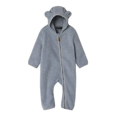 Abbildung von Name it Nbnmeeko SUIT Solid Schneeanzug für Kinder, Größe: 74/80, Grey melange