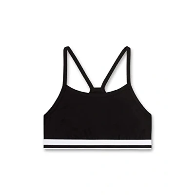 Abbildung von Sanetta Mädchen Bustier Schwarz Bequemes und angenehmes für aus einem Baumwoll Mix. Unterwäsche 164