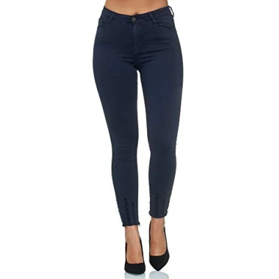 Abbildung von Elara Highwaist Jeans Skinny Fit, Damen, Größe: 50, Blau
