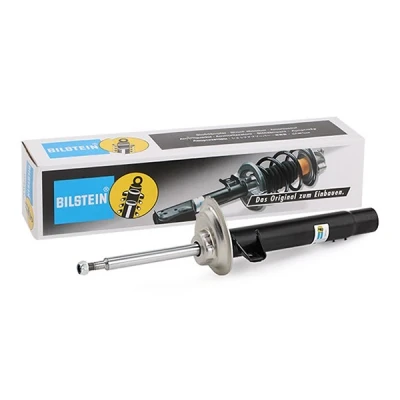 Abbildung von BILSTEIN B4 OE Replacement 22 103109 Stoßdämpfer Vorderachse rechts Gasdruck Zweirohr Federbein unten Platte, oben Stift BMW: 3 Limousine, Touring