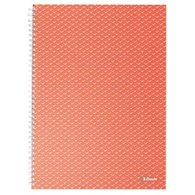 Abbildung von 4 x Esselte Collegeblock Colour&#039;Breeze A4 kariert 80 Blatt koralle