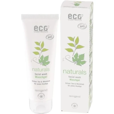 Abbildung von eco cosmetics Waschgel mit grünem Tee und Weinblatt 125ml 125 ml