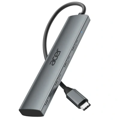 Abbildung von acer USB C Hub 10Gbps, Ultra Slim 3.2 Multiport Splitter aus Aluminium, 4*USB Ports Adapter für iPhone 15/16 Serie, MacBook iPad Pro/Air, iMac, Chromebook, Galaxy S24/23 usw.