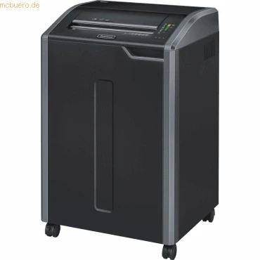Abbildung von Fellowes Aktenvernichter 485Ci Partikelschnitt 3,9x30mm schwarz/silber