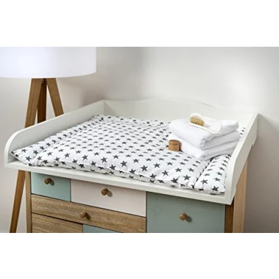Abbildung von KraftKids Wickelaufsatz weiß passend für HEMNES Kommode