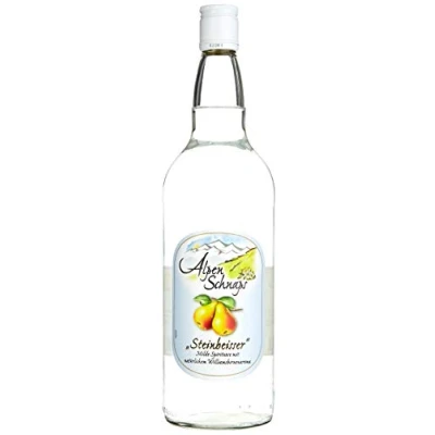 Abbildung von Alpenschnaps Steinbeisser 1 x 1l Williamsbirne pures Alpenglück im Glas