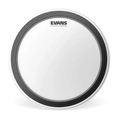 Abbildung von Evans BD26EMADCW Bassdrumfell 66 cm (26 Zoll) EMAD Coated weiß (Herstellergröße : 26 inch)