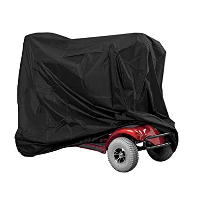 Abbildung von Elektromobil Abdeckplane, wasserdichte Rollerabdeckung, Motorradabdeckung Rollstuhl Schutzbezug, 190T Oxford, für Behinderten Roller Schützt (190x71x117cm)