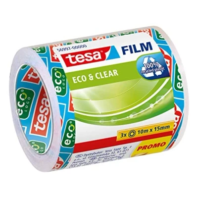 Abbildung von tesa ECO &amp; CLEAR Klebefilm 15 mm x 10 m transparent