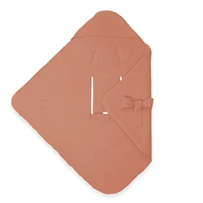 Abbildung von hauck Baby Einschlagdecke Snuggle so Cosy OEKO TEX® STANDARD 100, Baumwolle, Universal für Babyschale, Kindersitz, Kinderwagen, Buggy, Babywippe, Waschbar (Cork)