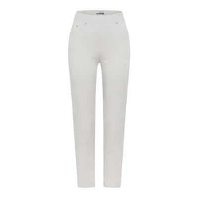 Abbildung von BRAX Style Pamina Stoffhose, Damen, Größe: 48xR, Pearl grey