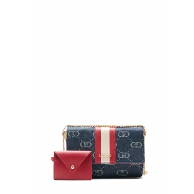 Abbildung von LIU JO Jacquard Umhängetasche, Damen, Größe: One Size, Red blue