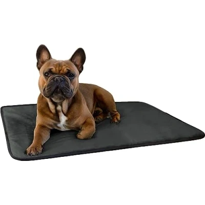 Abbildung von normani Hundedecke Weiche Tierdecke Hundematte aus schadstofffreiem Material 40x50 cm 60x80 70x100 Farbe Anthrazit Größe 50 x 60