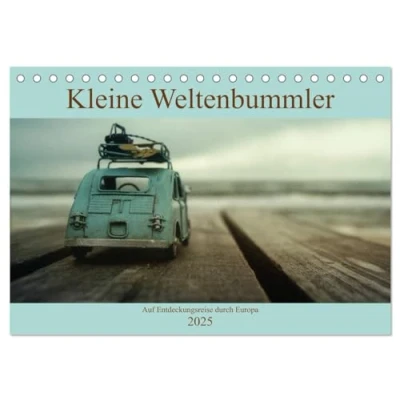 Abbildung von Kleine Weltenbummler 2025 (Tischkalender DIN A5 quer), CALVENDO Monatskalender