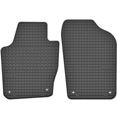 Abbildung von Gummimatten Vorne Gummi Fußmatten Satz für VW Volkswagen Polo V (2009 2017) / Seat Ibiza IV (2008 2 teilig Passgenau