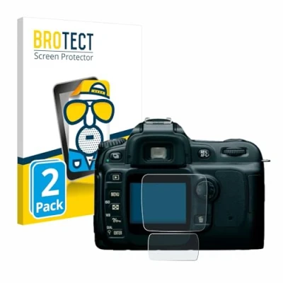 Abbildung von BROTECT Entspiegelungs Schutzfolie für Nikon D50 (2 Stück) Matte Displayschutz Folie, Anti Reflex, Fingerprint