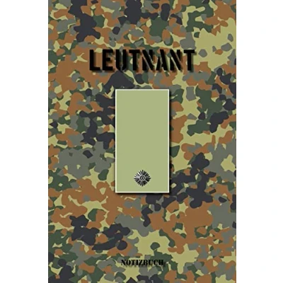Abbildung von Leutnant: blanko / leeres Notizbuch Tagebuch 15,24 x 22,86 cm (ca. DIN A5) 120 Seiten