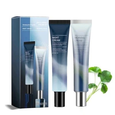 Abbildung von Dermacycle Program All Day &amp; Night 2 Pack Cream, 31 Shield Cream and 102 Renewals with Niacinamide, Kineff Korean Skincare (New Package)