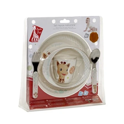 Abbildung von Vulli 470006.0 Set Repas Mélamine Sophie la Girafe Version Ballons, mehrfarbig
