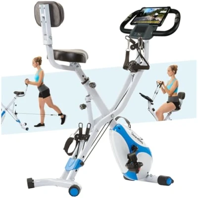 Abbildung von Heimtrainer Fitnessbike Foldaway X 3000 Ergometer Kraftstation max. 100 kg