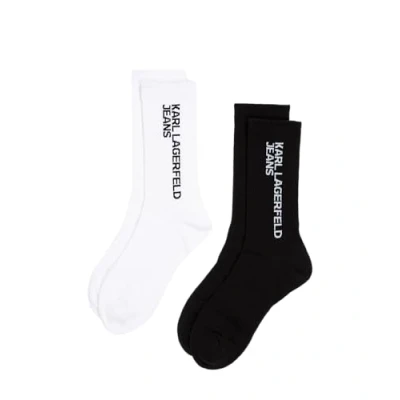 Abbildung von Karl Lagerfeld Jeans PACK 2 Socken, Damen, Größe: 39 42, White black