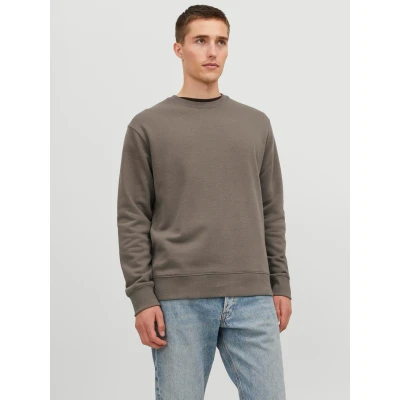Abbildung von Jack &amp; Jones Estar Basic CREW NECK Sweatshirt, Herren, Größe: Small, Bungee cord