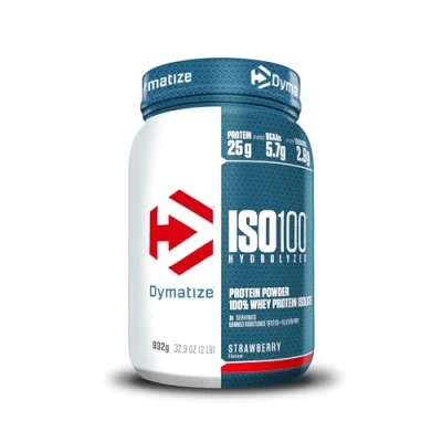 Abbildung von Dymatize ISO 100 Hydrolyzed Strawberry 932g Whey Protein Hydrolysat + Isolat